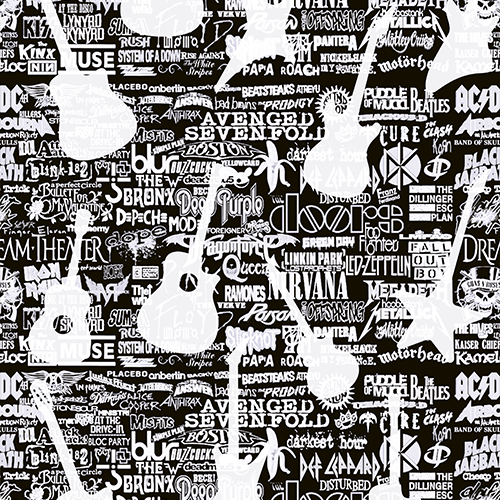 Letras e Casuais- Bandas de Rock
